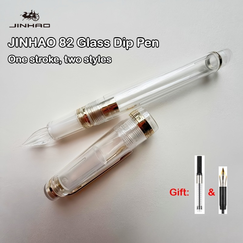 JINHAO 82 Plumas de Vidrio par - Fountain Pen Ink reseña y precio
