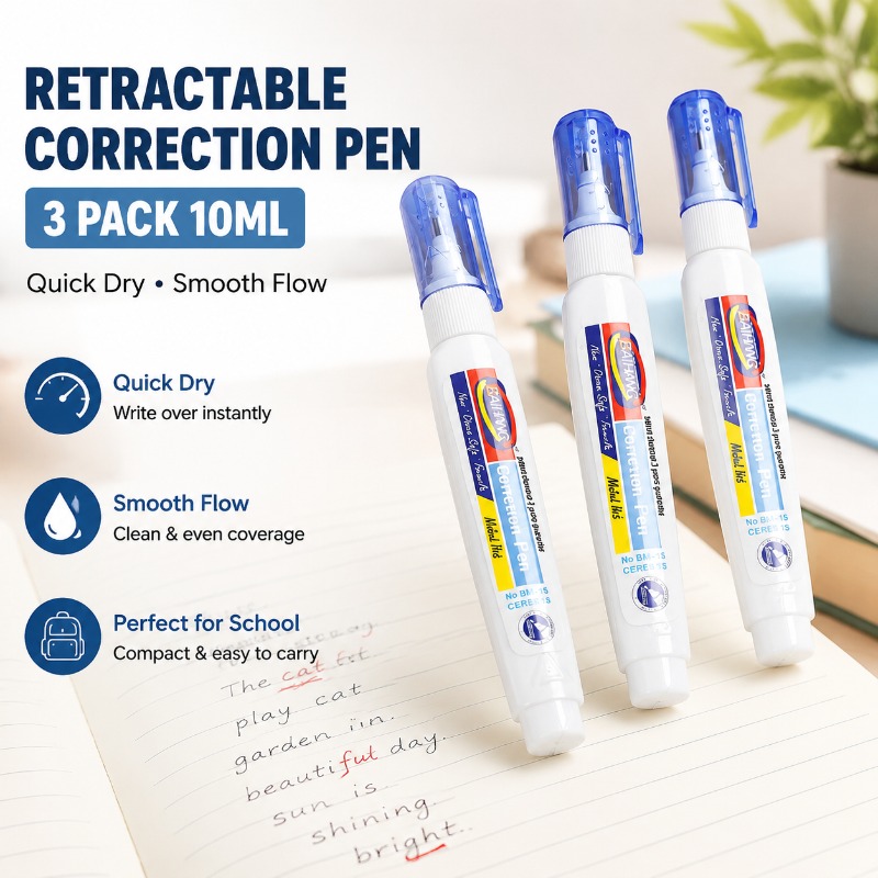 Corrector Líquido de Secado Rá - Correction Fluid White reseña y precio