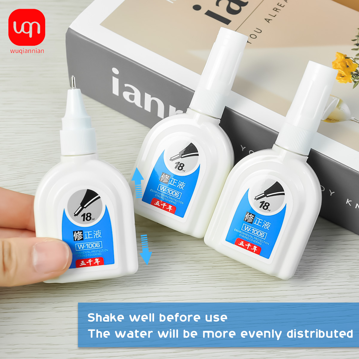 WQN-1/3/6PCS Líquido corrector - Correction Fluid White reseña y precio
